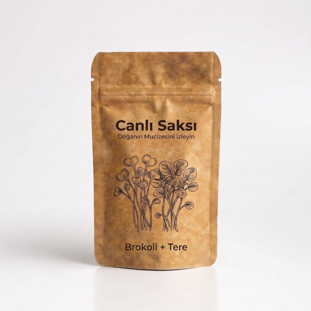 Mikro Yeşilliklere Özel (Brokoli+Tere) Tohumları (Bağışıklık Karışımı)