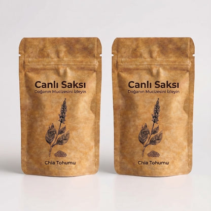 Mikro Yeşilliklere Özel Chia Tohumları- 2 Paket