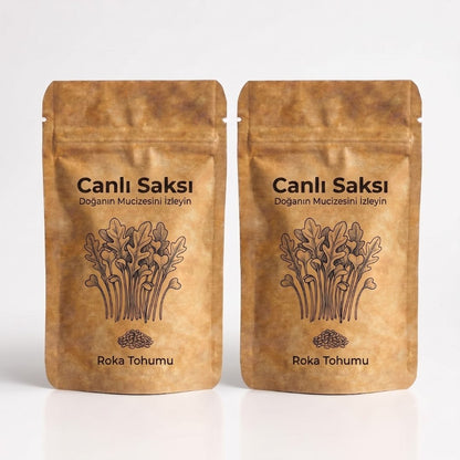 Mikro Yeşilliklere Özel Roka Tohumları- 2 Paket